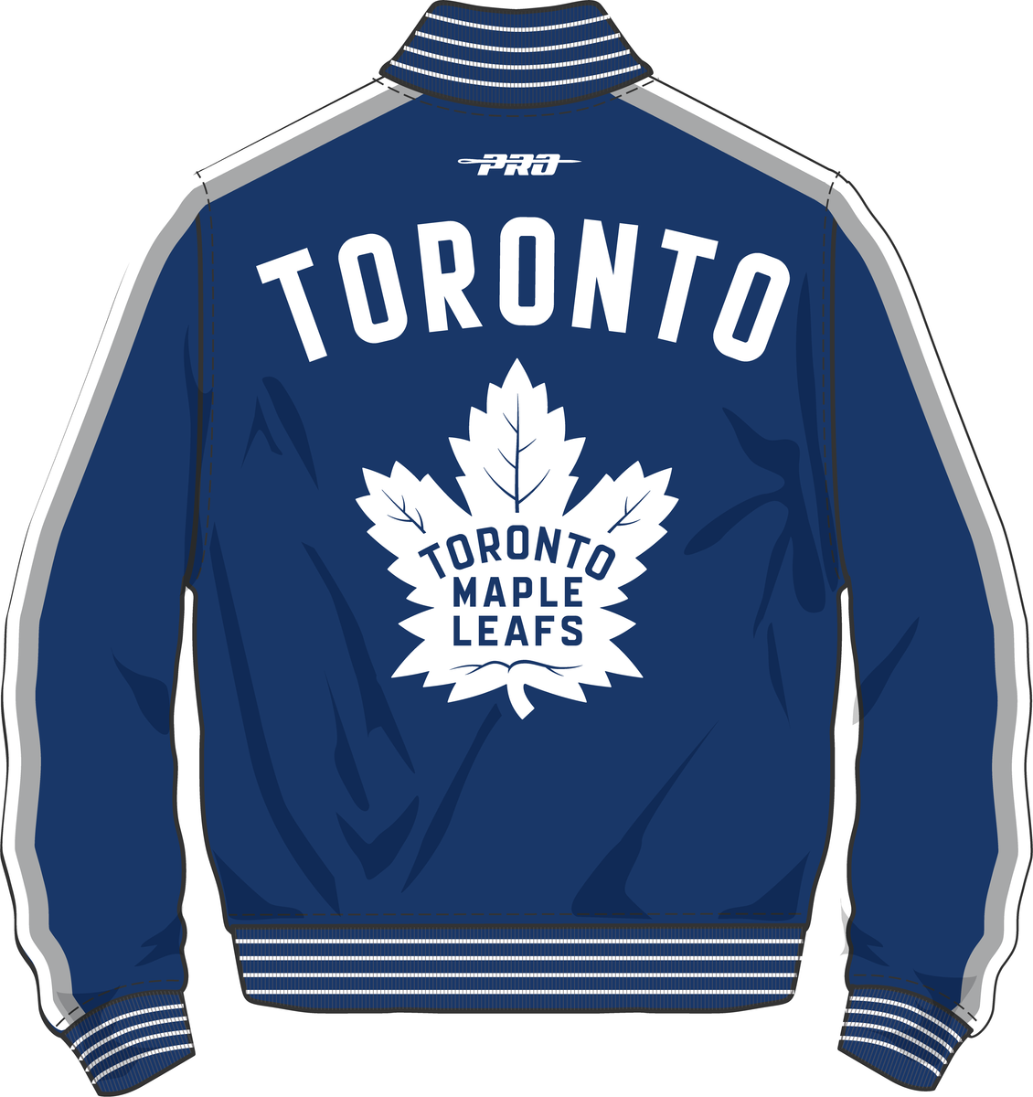 Veste double tricot bleu royal pour homme des Maple Leafs de Toronto (NHL Pro Standard)