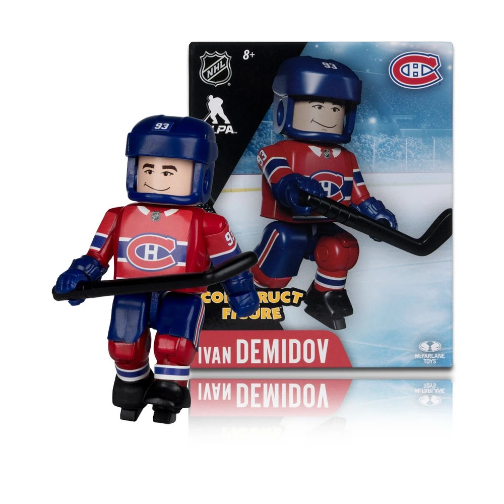 Ivan Demidov Montreal Canadiens NHL McFarlene Construct A-Figure Mini Figure Toy