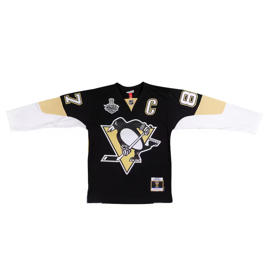 Sidney Crosby Pittsburgh Penguins NHL Mitchell & Ness Men's Black 2008-09 Power Play Authentic Jersey