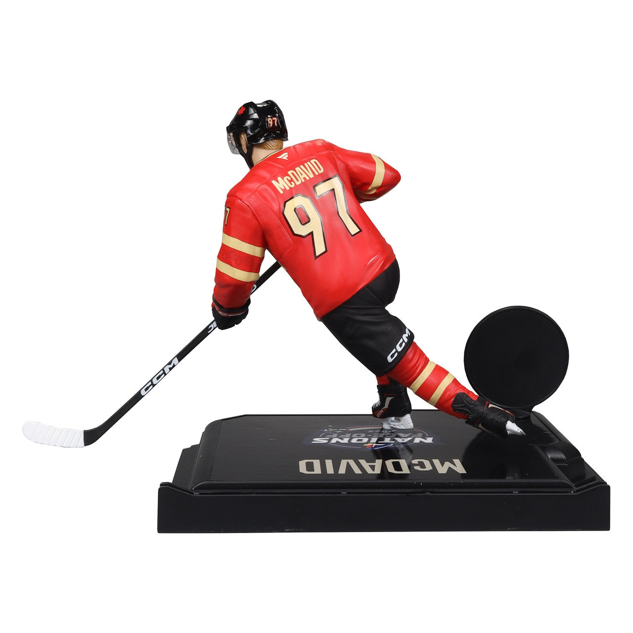 Figurine articulée 7" de la série Legacy Face-Off des 4 nations de Connor McDavid Canada de la LNH