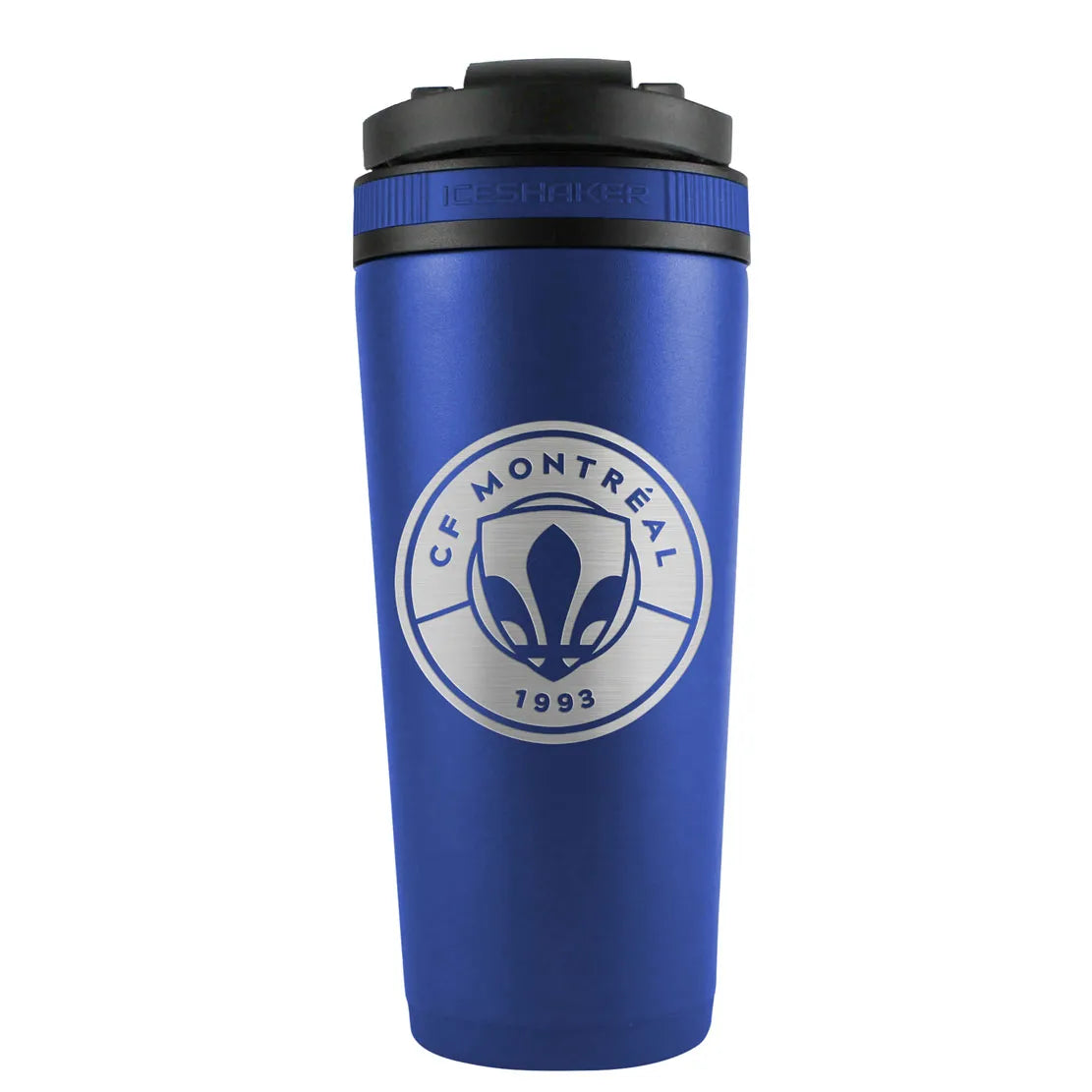 CF Montreal MLS Wincraft Blue 26oz Stainless Steel Ice Shaker Tumbler