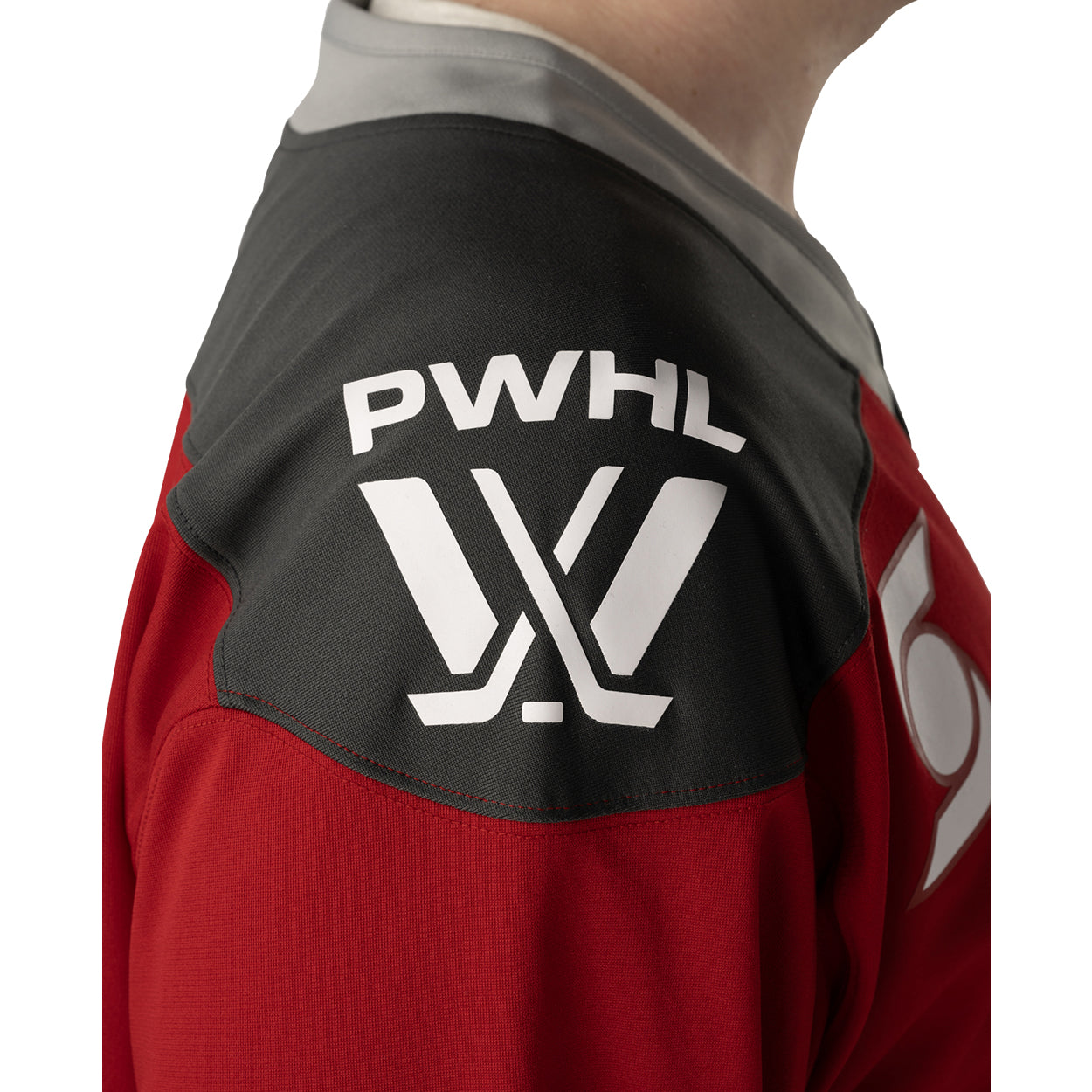 Maillot domicile unisexe rouge réplique Bauer des Ottawa Charge PWHL