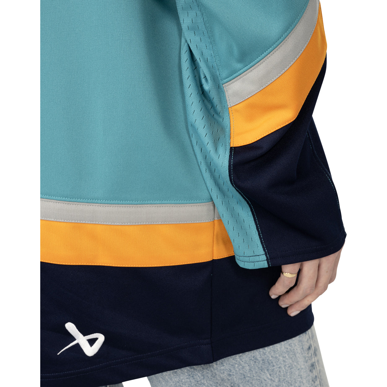 Maillot réplique unisexe cyan PWHL Bauer des New York Sirens