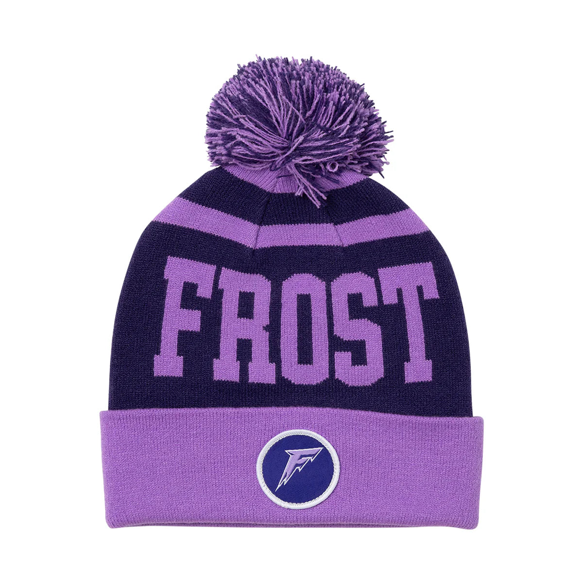 Minnesota Frost PWHL Bauer Unisexe Patch Violet Tricot Poignet Pompon