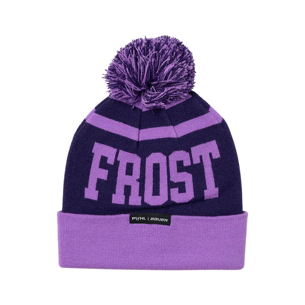 Minnesota Frost PWHL Bauer Unisex Purple Patch Knit Cuff Pom