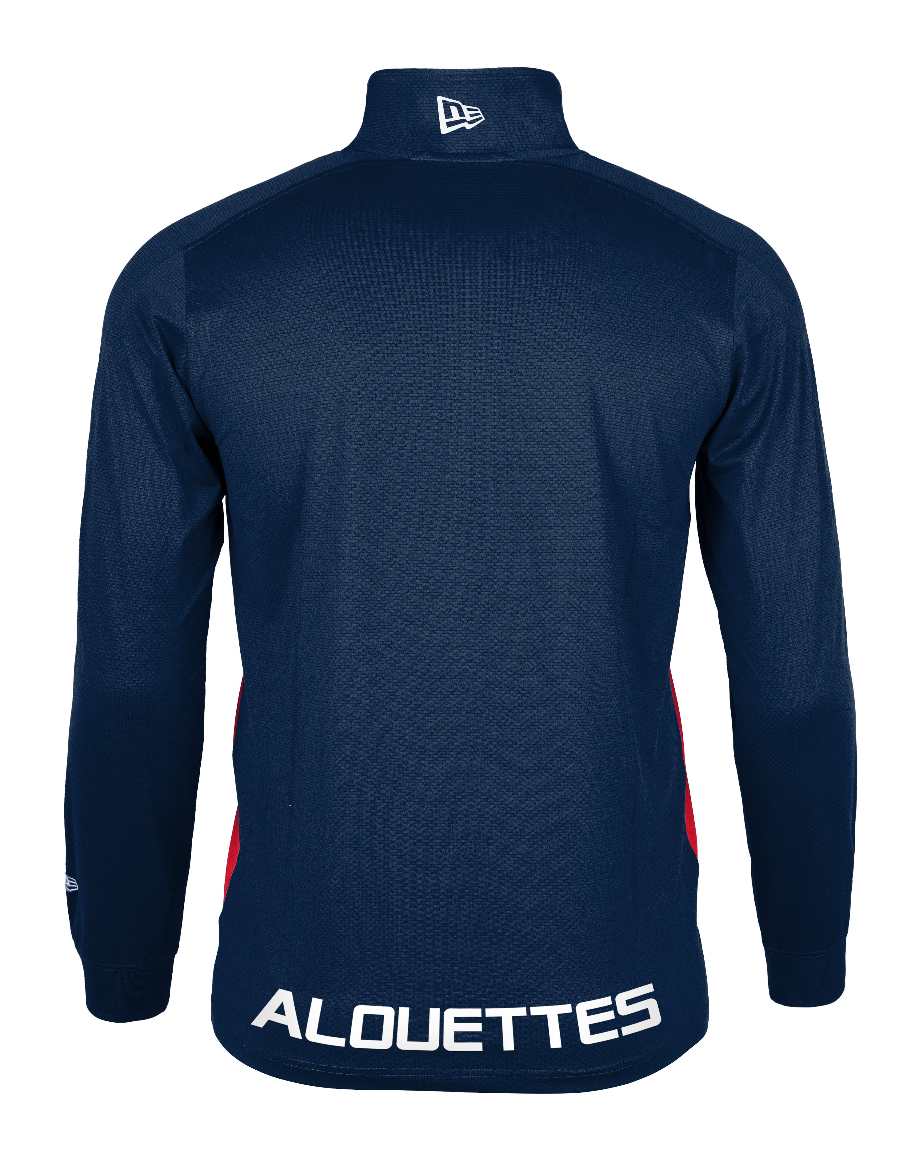 Montreal Alouettes CFL New Era Men's Navy 1/4 Zip 2025 Scout Lightweight Jacket