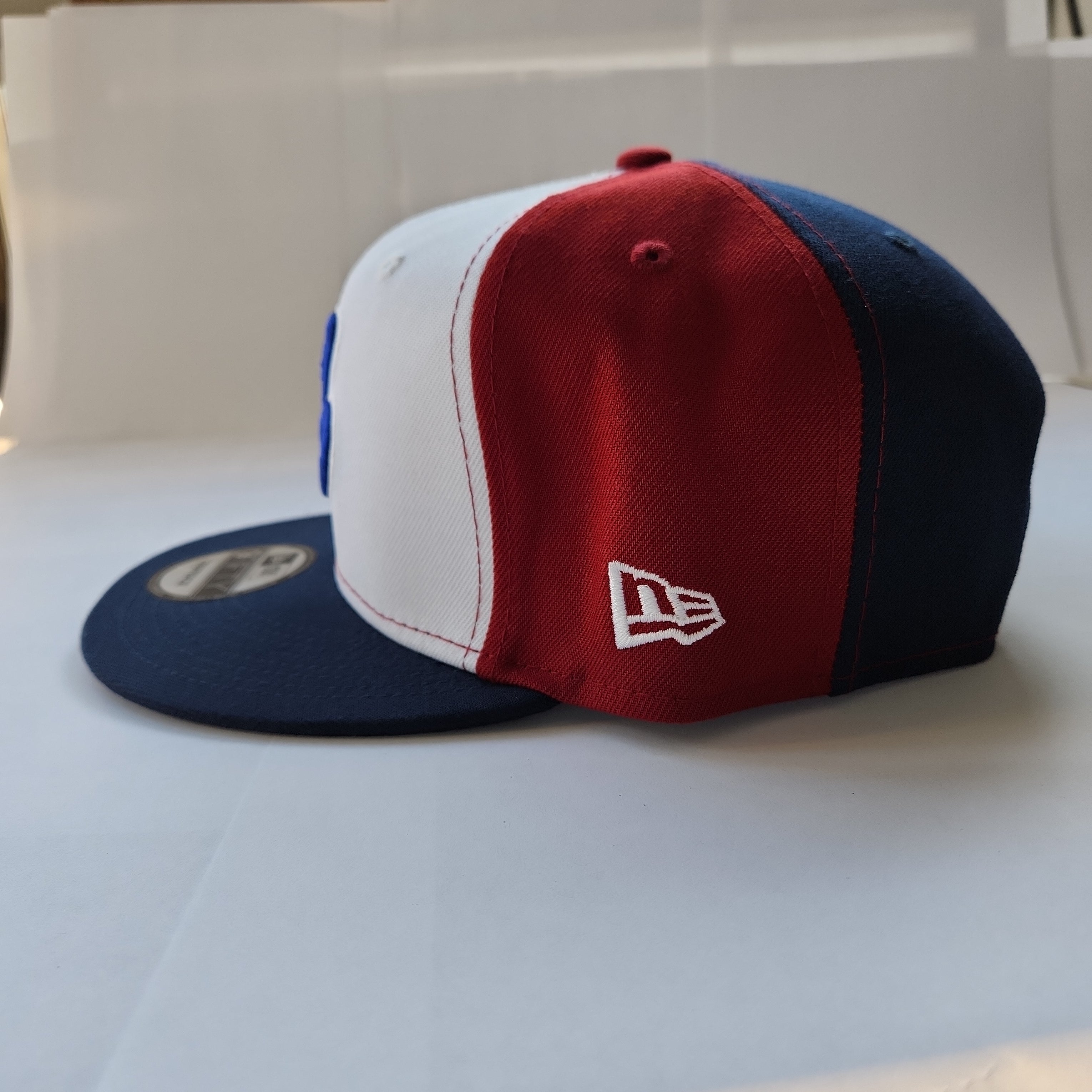 Expos de Montréal MLB New Era Tricolor 9Fifty 25e anniversaire Cooperstown Snapback pour hommes