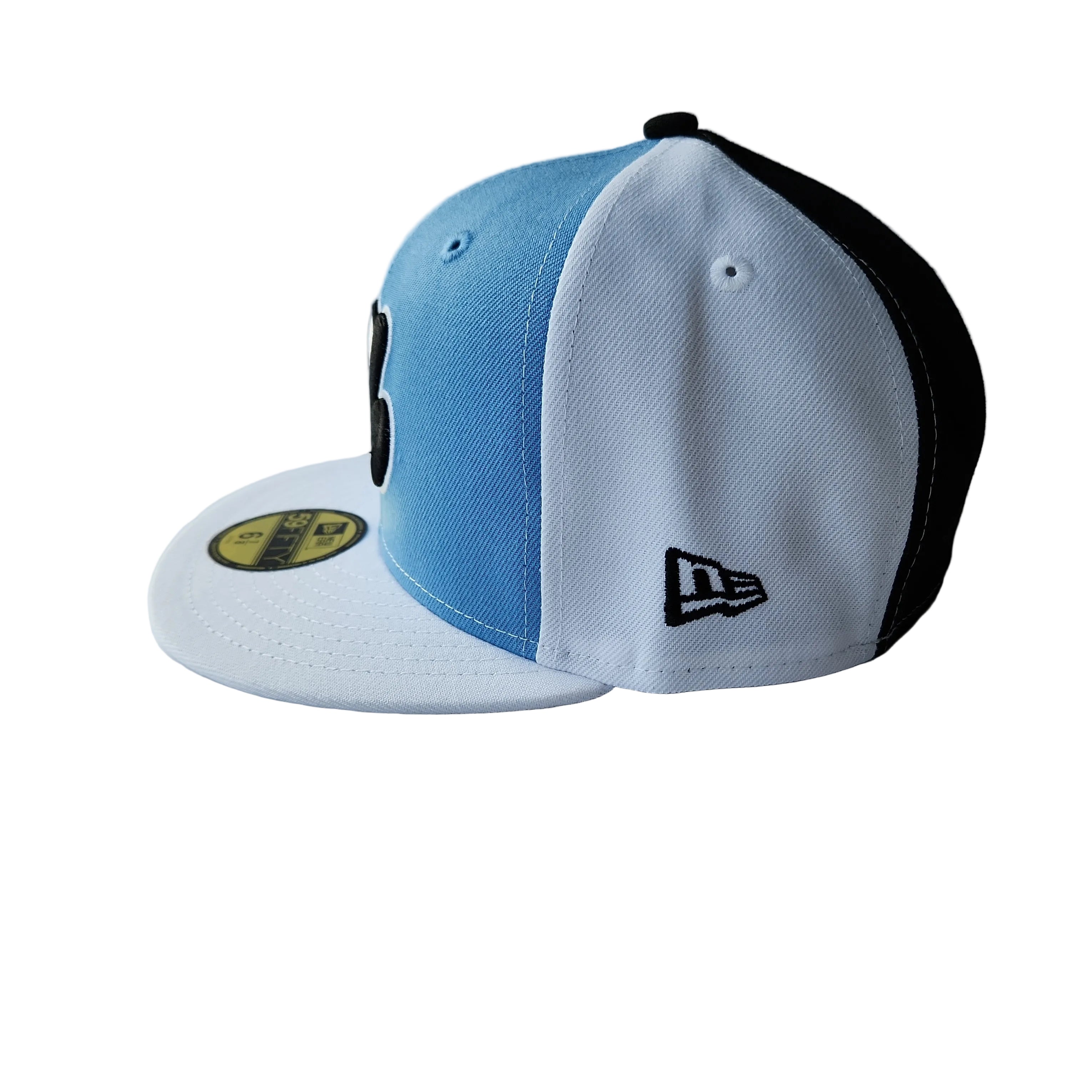 Montreal Expos MLB New Era Men's Light Blue/White 59Fifty Cooperstown Fitted Hat