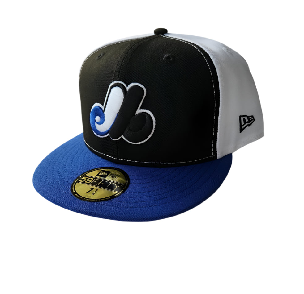 Montreal Expos MLB New Era Men's Royal Blue/White 59Fifty Cooperstown Fitted Hat