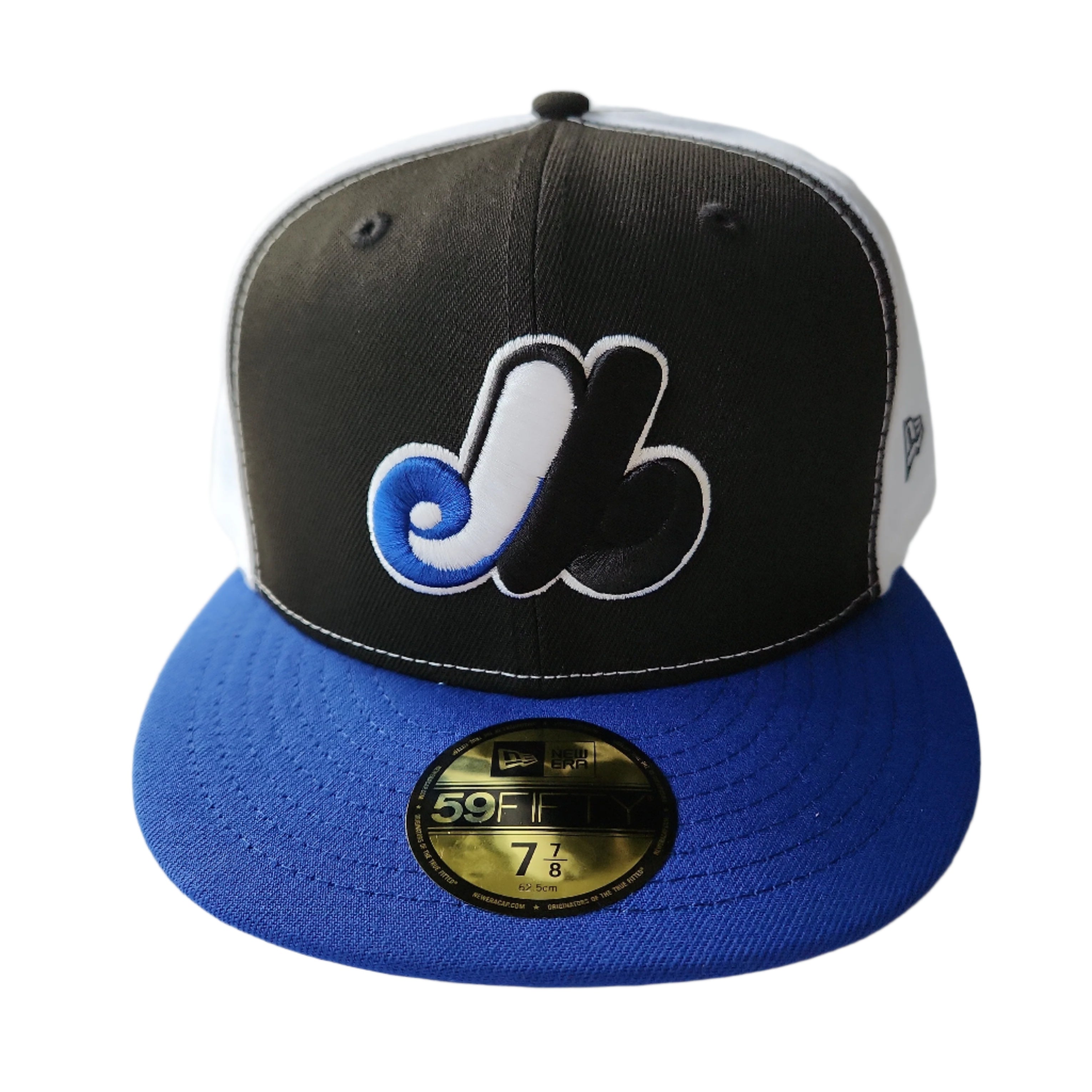 Montreal Expos MLB New Era Men's Royal Blue/White 59Fifty Cooperstown Fitted Hat
