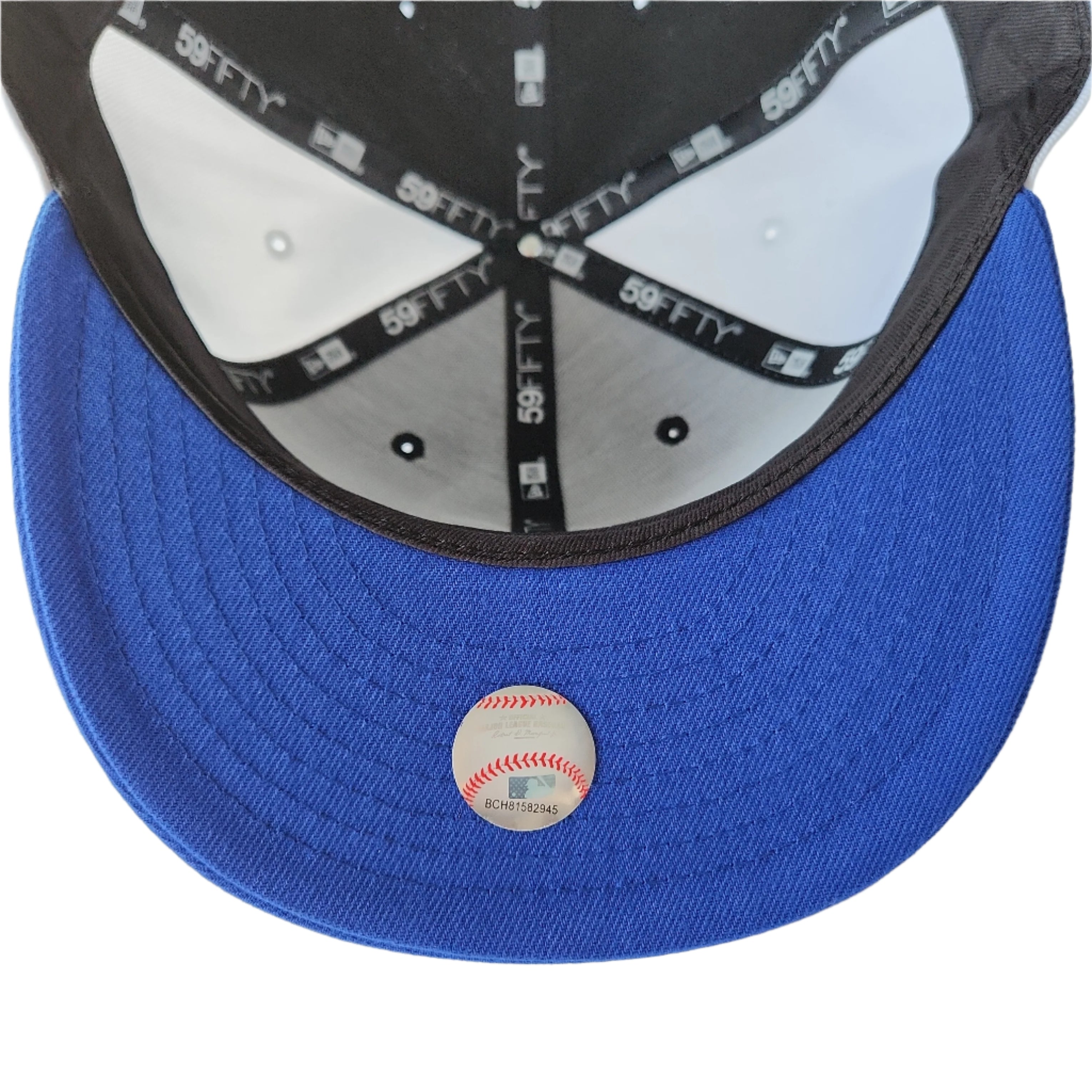Montreal Expos MLB New Era Men's Royal Blue/White 59Fifty Cooperstown Fitted Hat
