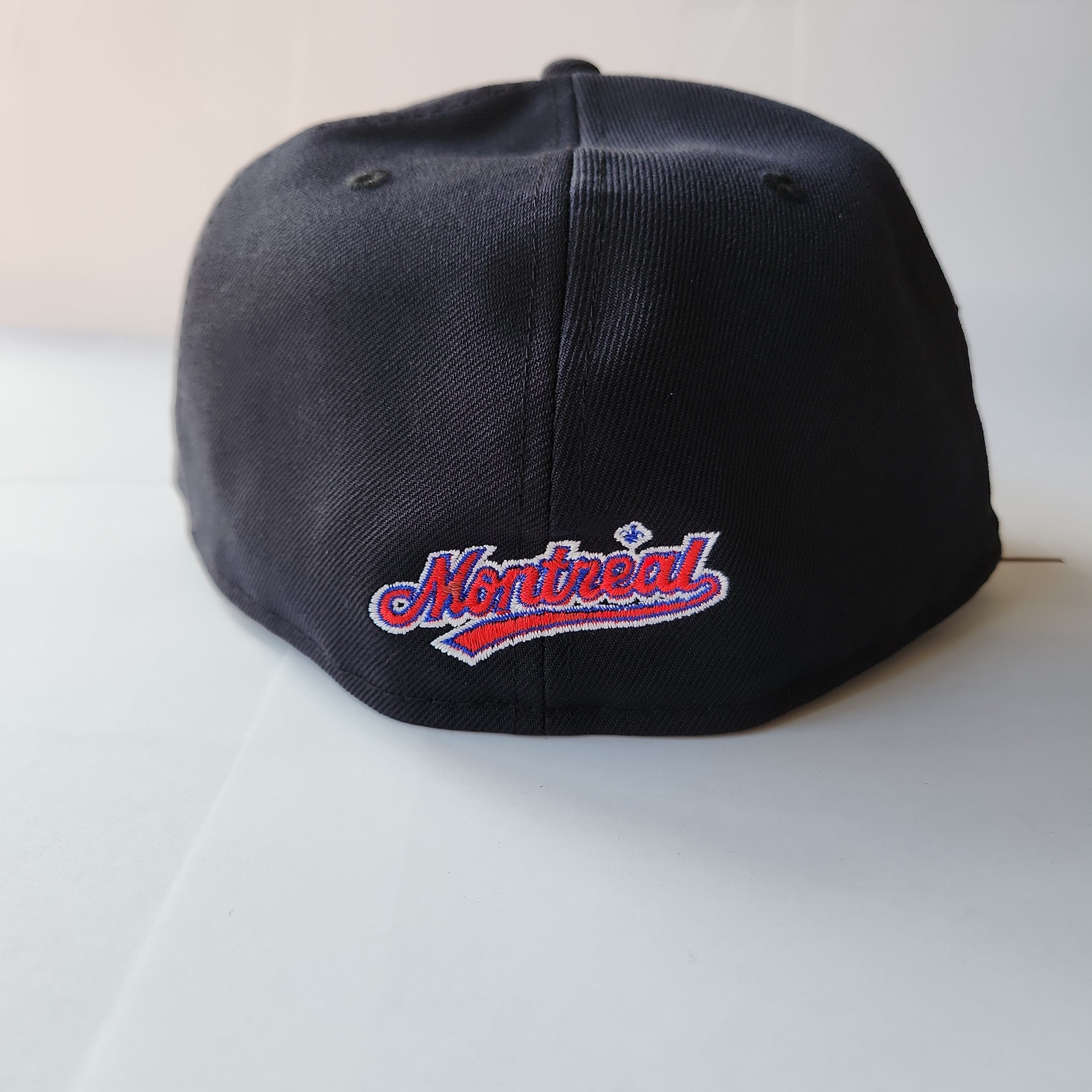 Montreal Expos MLB New Era Men's Navy/Light Blue 59Fifty 125th Anniversary Cooperstown Fitted Hat