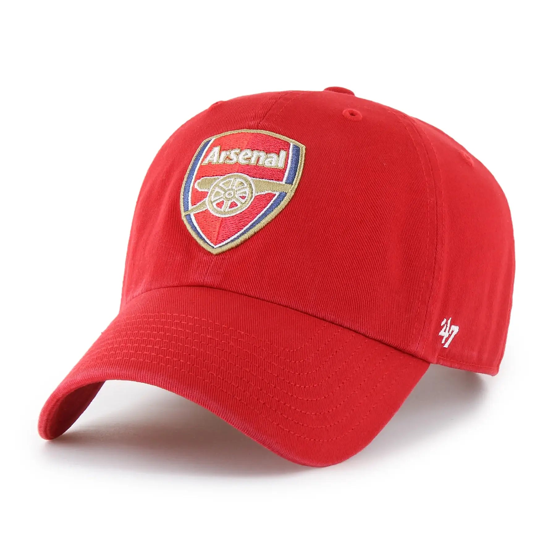 Casquette ajustable rouge pour homme Arsenal FC EPL 47 Brand Clean Up