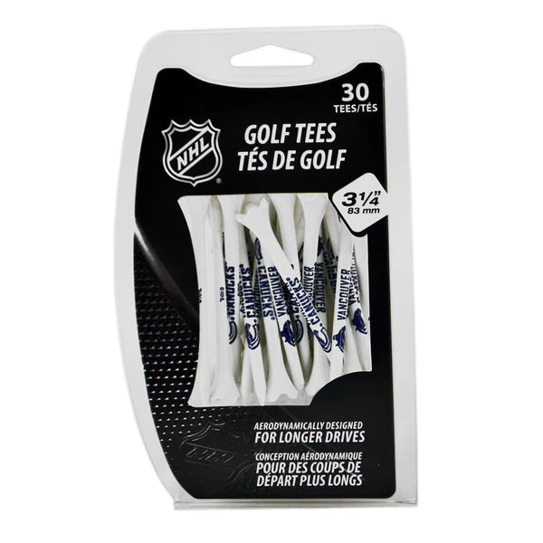 Vancouver Canucks NHL Evot Performance Golf Tees 30 Pack