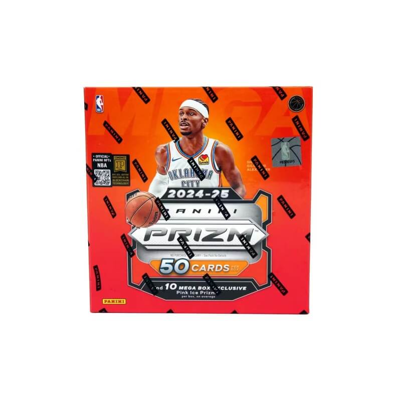 NBA Panini 2024-25 Prizm Basketball Mega Box Trading Cards