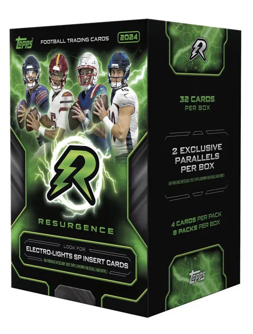 Cartes à collectionner NFL 2024 Topps Resurgence Football Value Blaster Box