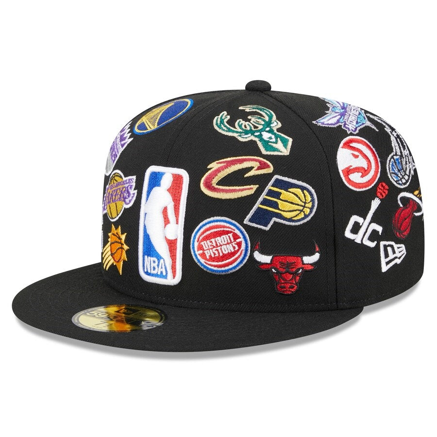2024 All Star Game NBA New Era Men's Black 59Fifty All Over Fitted Hat