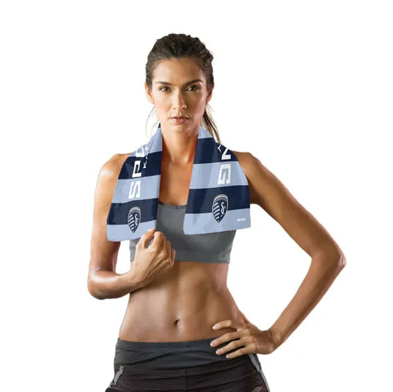 CF Montreal MLS Wincraft Royal Cooling Towel 12" x 30"