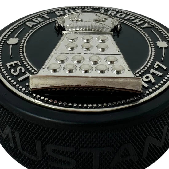 NHL Art Ross Ultra 3D Trophy Silver Medallion Hockey Puck