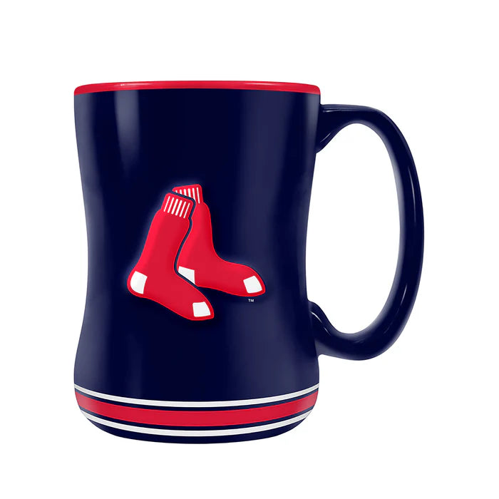 Mug sculpté Boston Red Sox MLB TSV 14 oz avec écusson de l'équipe