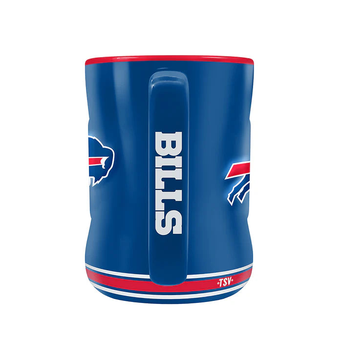 Buffalo Bills NFL TSV 14oz Royal Team Crest Sculpted Mug