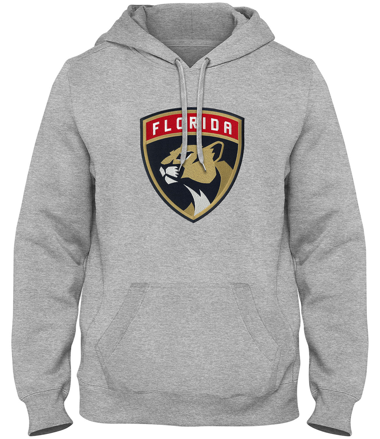 Sweat à capuche avec logo en sergé gris athlétique Express NHL Bulletin des Panthers de la Floride pour hommes