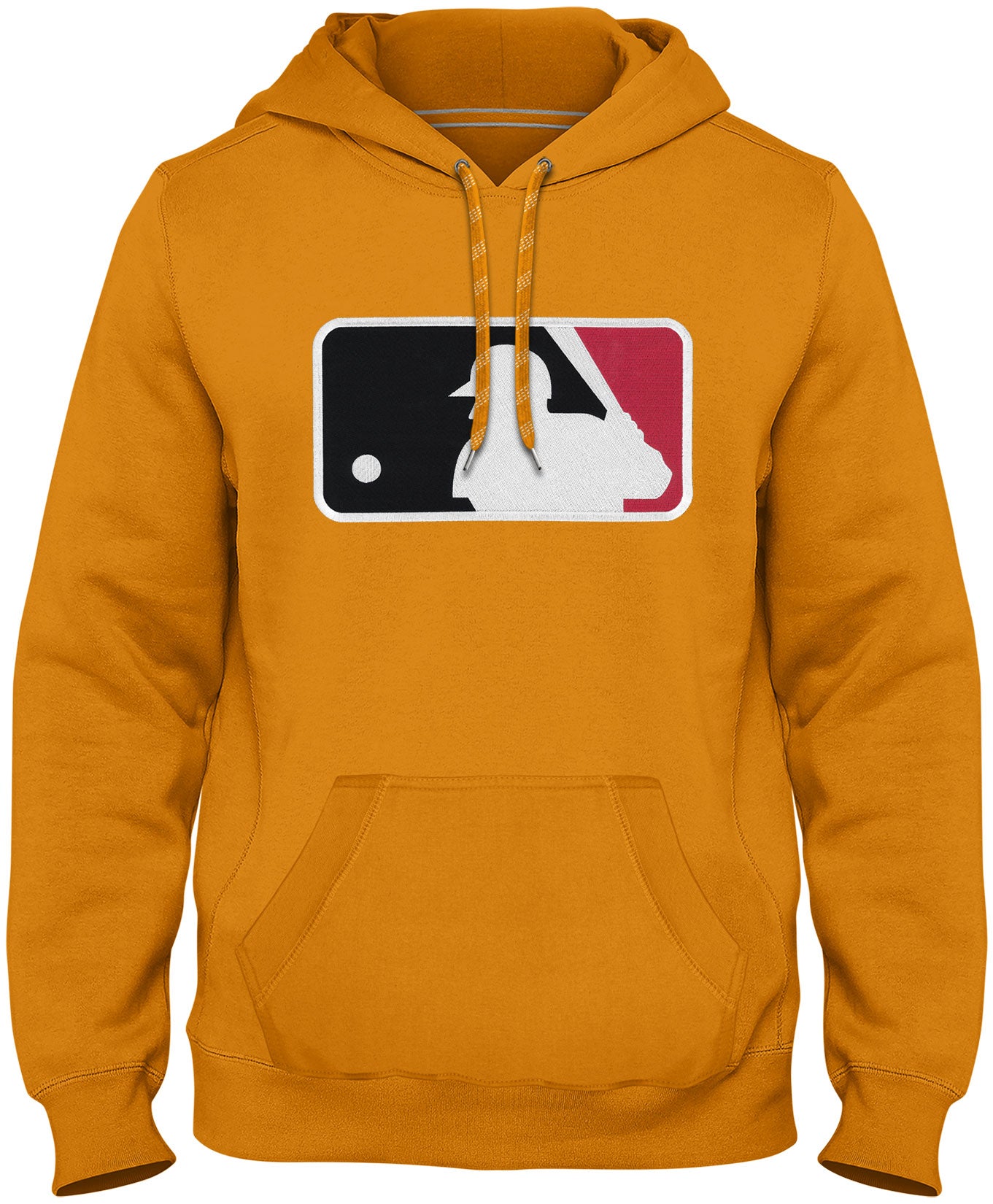 MLB Bulletin Men's Gold Express Twill Batter Logo Hoodie