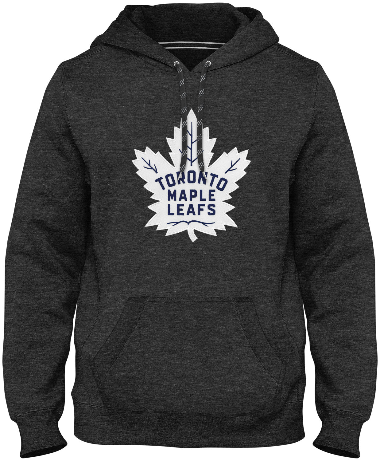 Sweat à capuche en sergé blanc avec logo Charcoal Express pour homme des Maple Leafs de Toronto NHL Bulletin