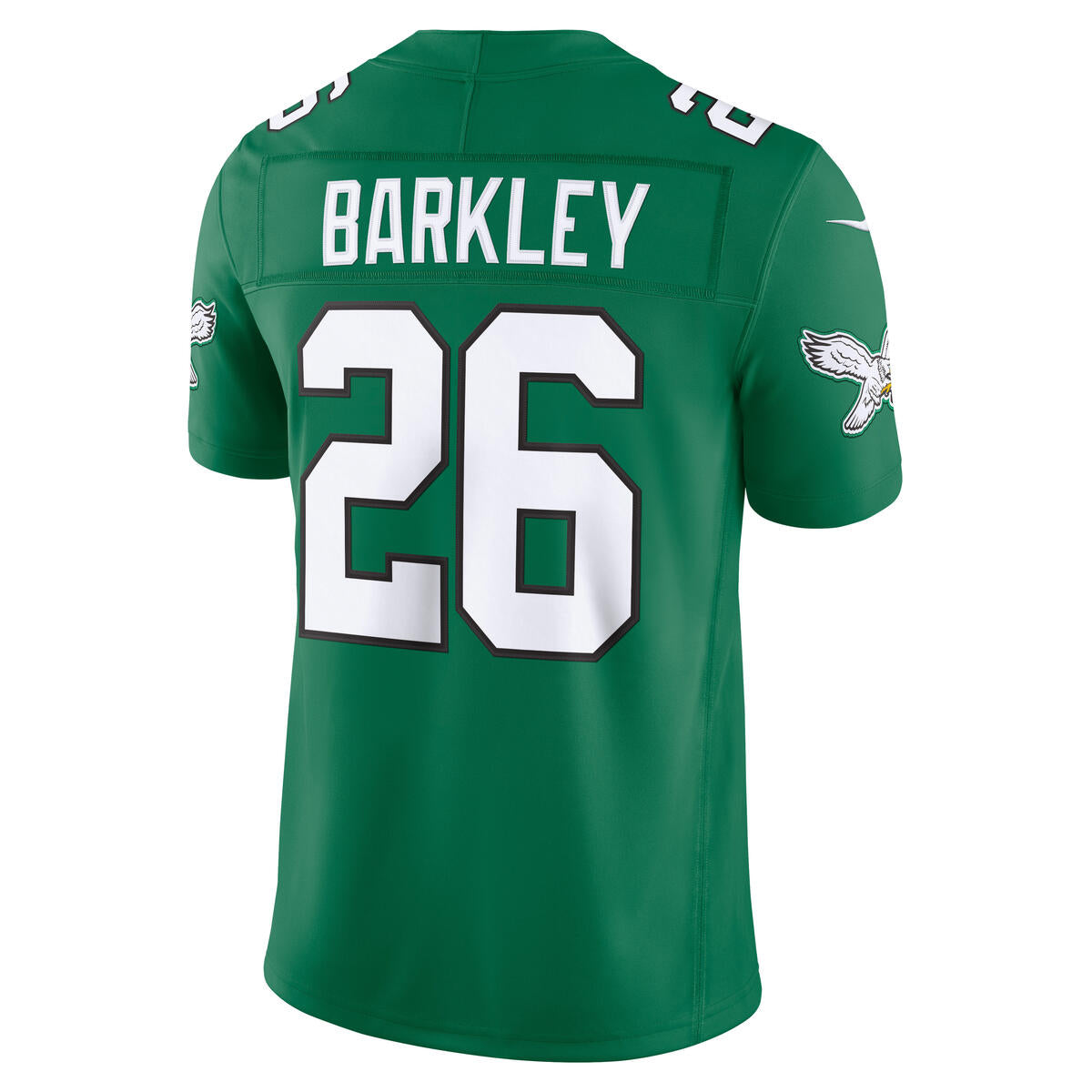 Saquon Barkley Philadelphia Eagles NFL Nike Men's Kelly Green Vapor F.U.S.E. Alternate Player Sewn Jersey