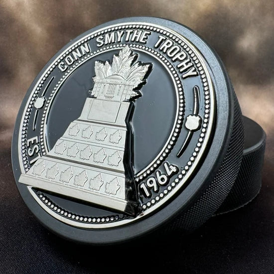 NHL Conn Smythe Ultra 3D Trophy Silver Medallion Hockey Puck