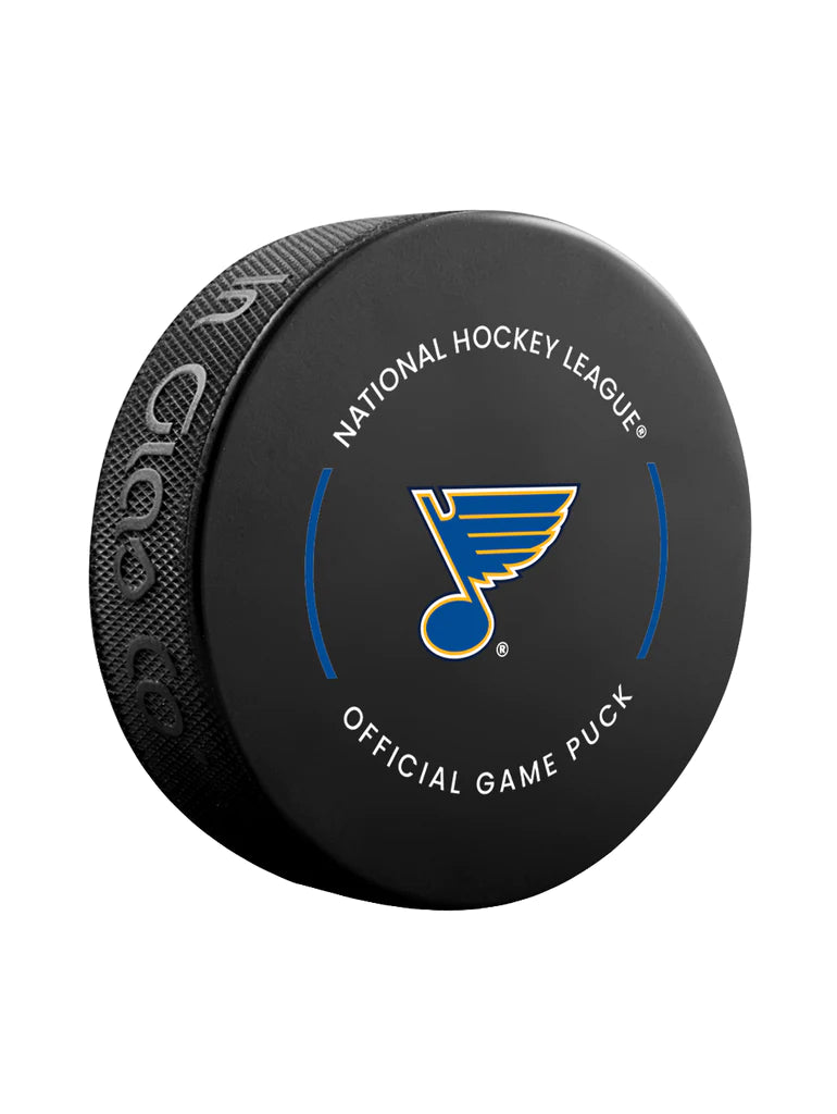 St. Louis Blues NHL Inglasco 2025-26 Officially Licensed Game Hockey Puck