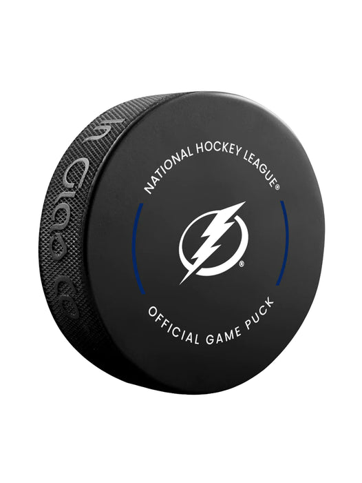 Tampa Bay Lightning NHL Inglasco 2023-24 Officially Licensed Game Hockey Puck