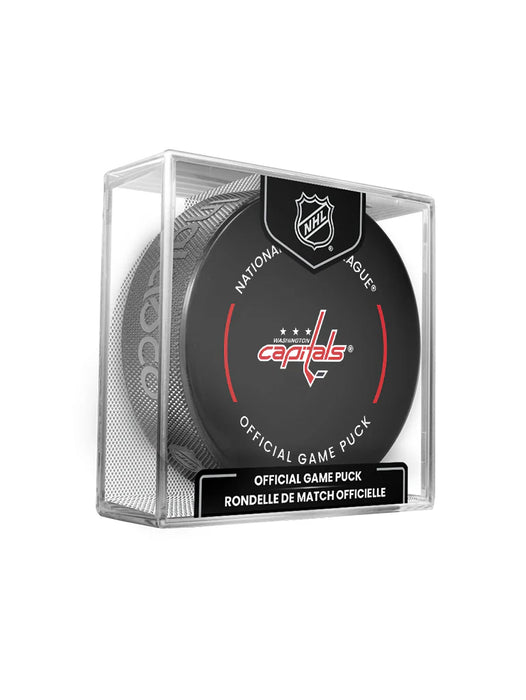 Washington Capitals NHL Inglasco 2023-24 Officially Licensed Game Hockey Puck