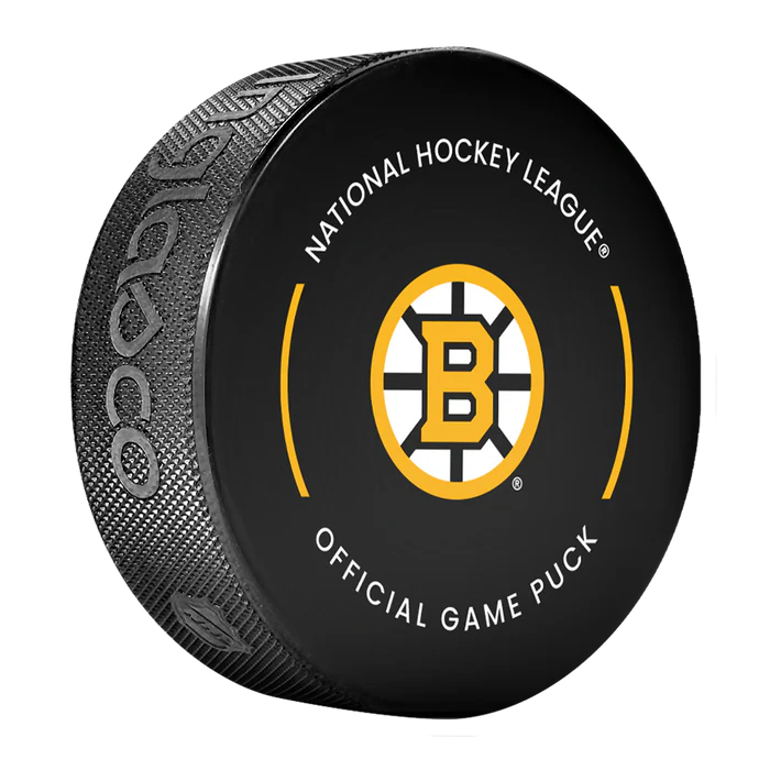 Rondelle de hockey officielle Boston Bruins NHL Inglasco 2025-26