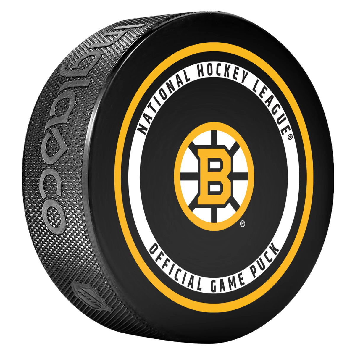 Boston Bruins NHL Inglasco 2026-27 Officially Licensed Game Hockey Puck