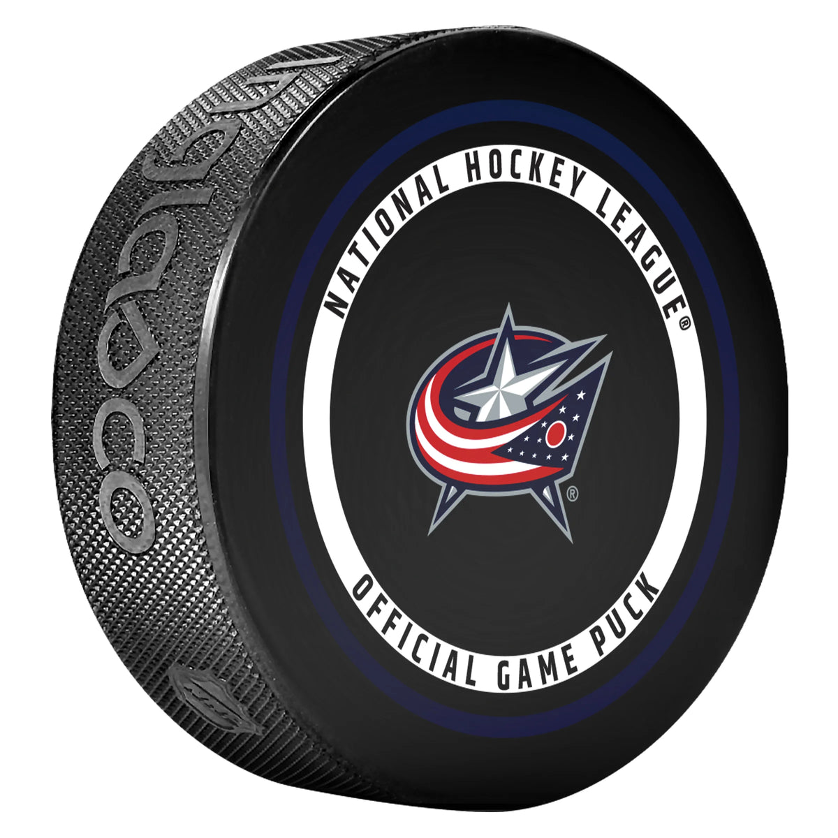 Columbus Blue Jackets NHL Inglasco 2026-27 Officially Licensed Game Hockey Puck