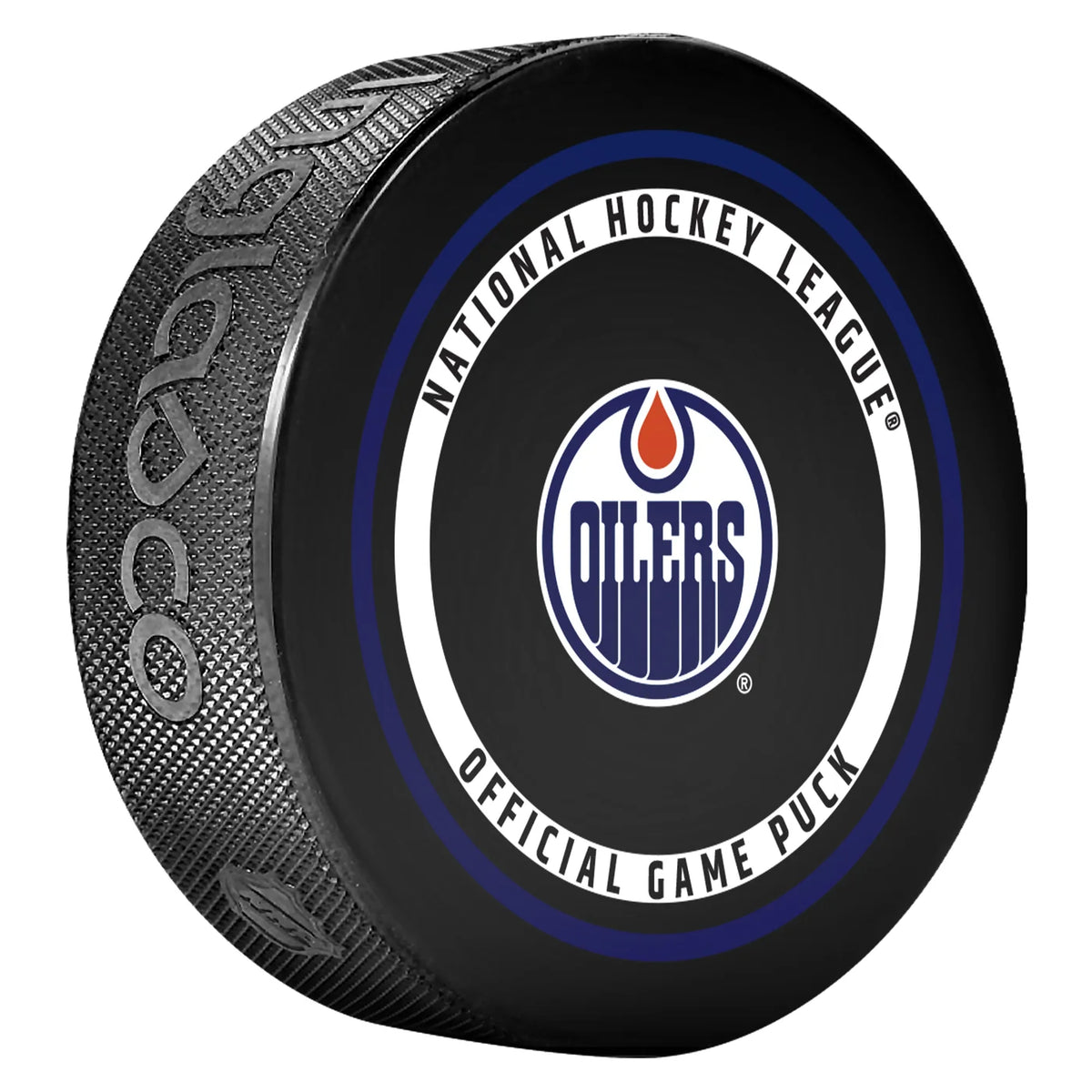 Edmonton Oilers NHL Inglasco 2026-27 Officially Licensed Game Hockey Puck
