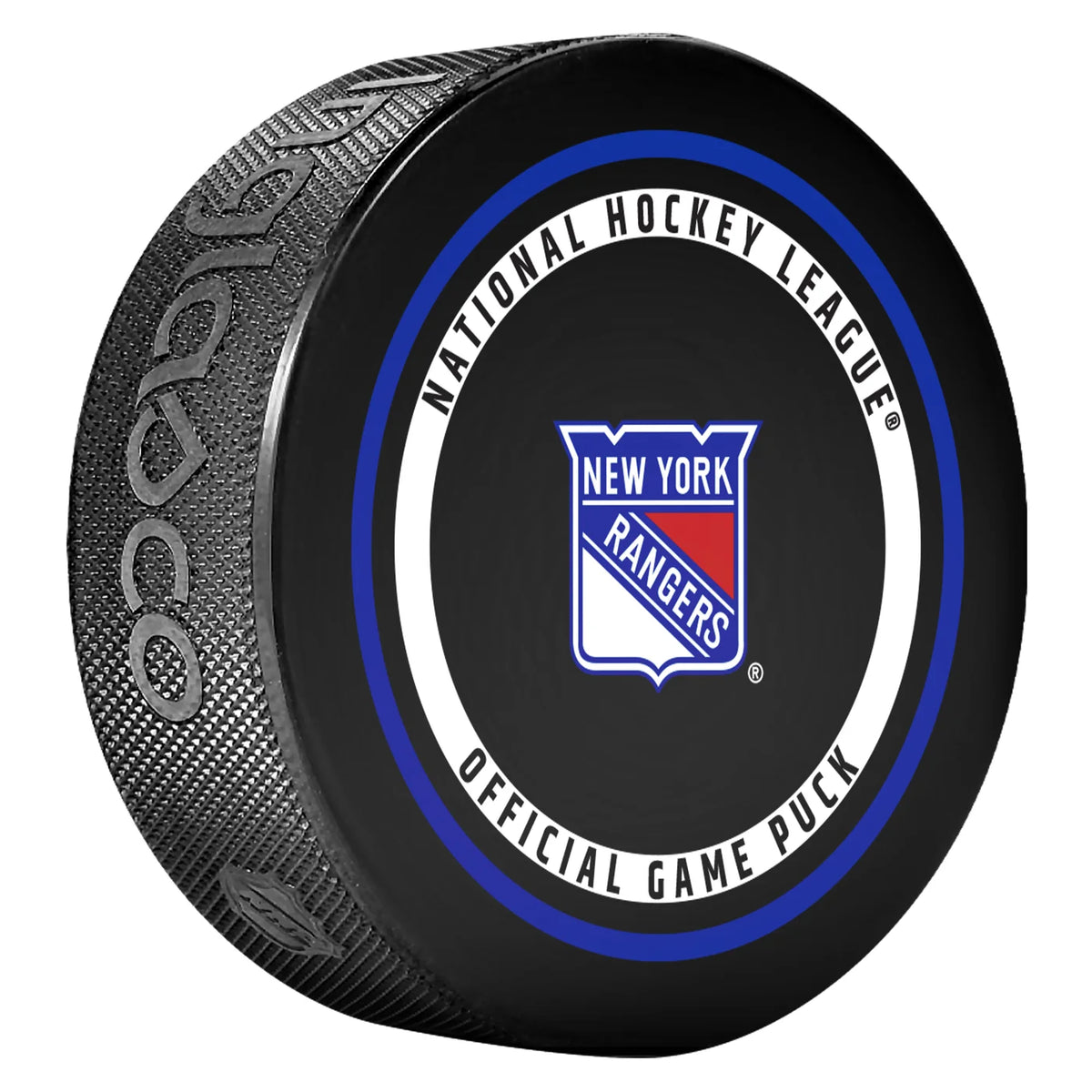 New York Rangers NHL Inglasco 2026-27 Officially Licensed Game Hockey Puck