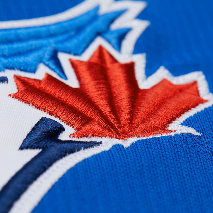 Maillot authentique bleu royal BP de Jose Bautista pour homme des Blue Jays de Toronto MLB Mitchell & Ness
