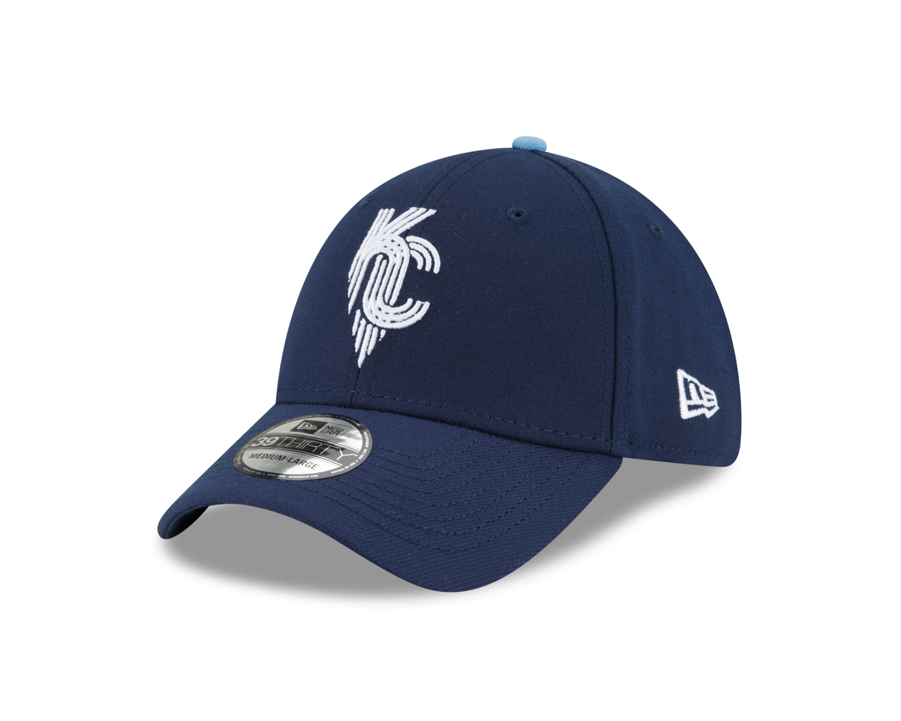 Casquette extensible City Connect 39Thirty 2022 bleu marine des Royals de Kansas City (MLB) de New Era pour homme