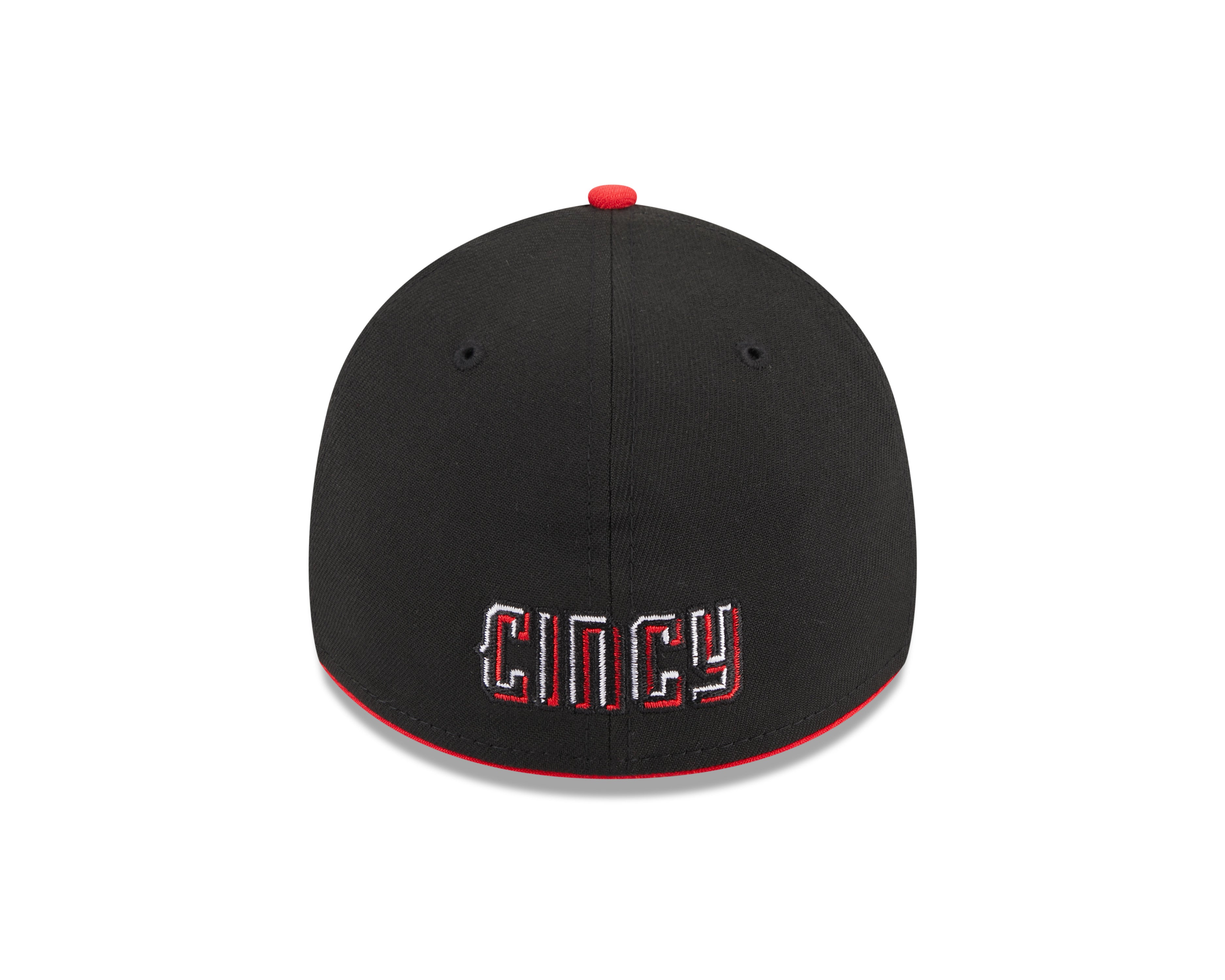 Cincinnati Reds MLB New Era Men's Black 39Thirty 2023 City Connect Stretch Fit Hat