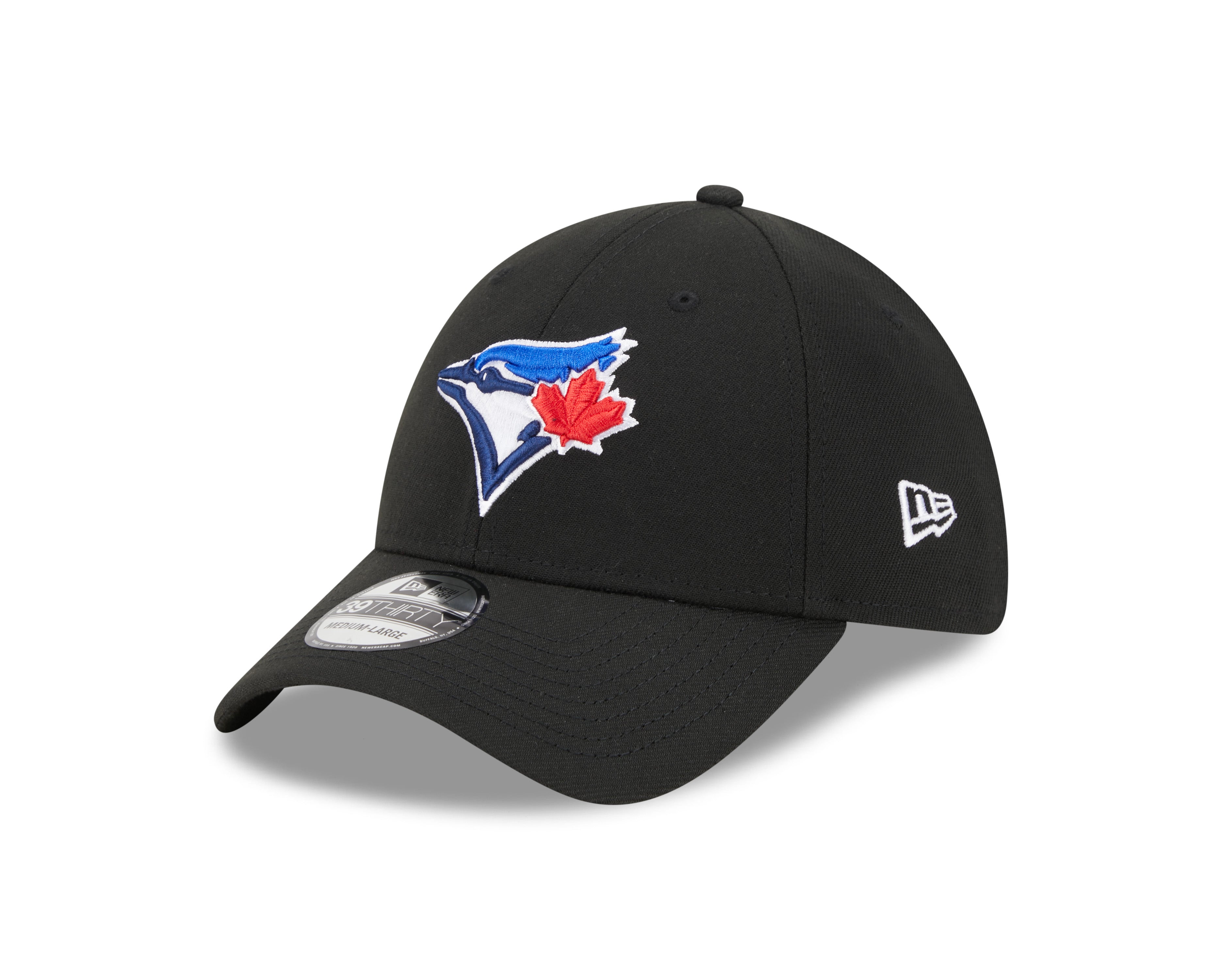 Casquette extensible classique noire 39Thirty Team MLB New Era des Blue Jays de Toronto pour hommes