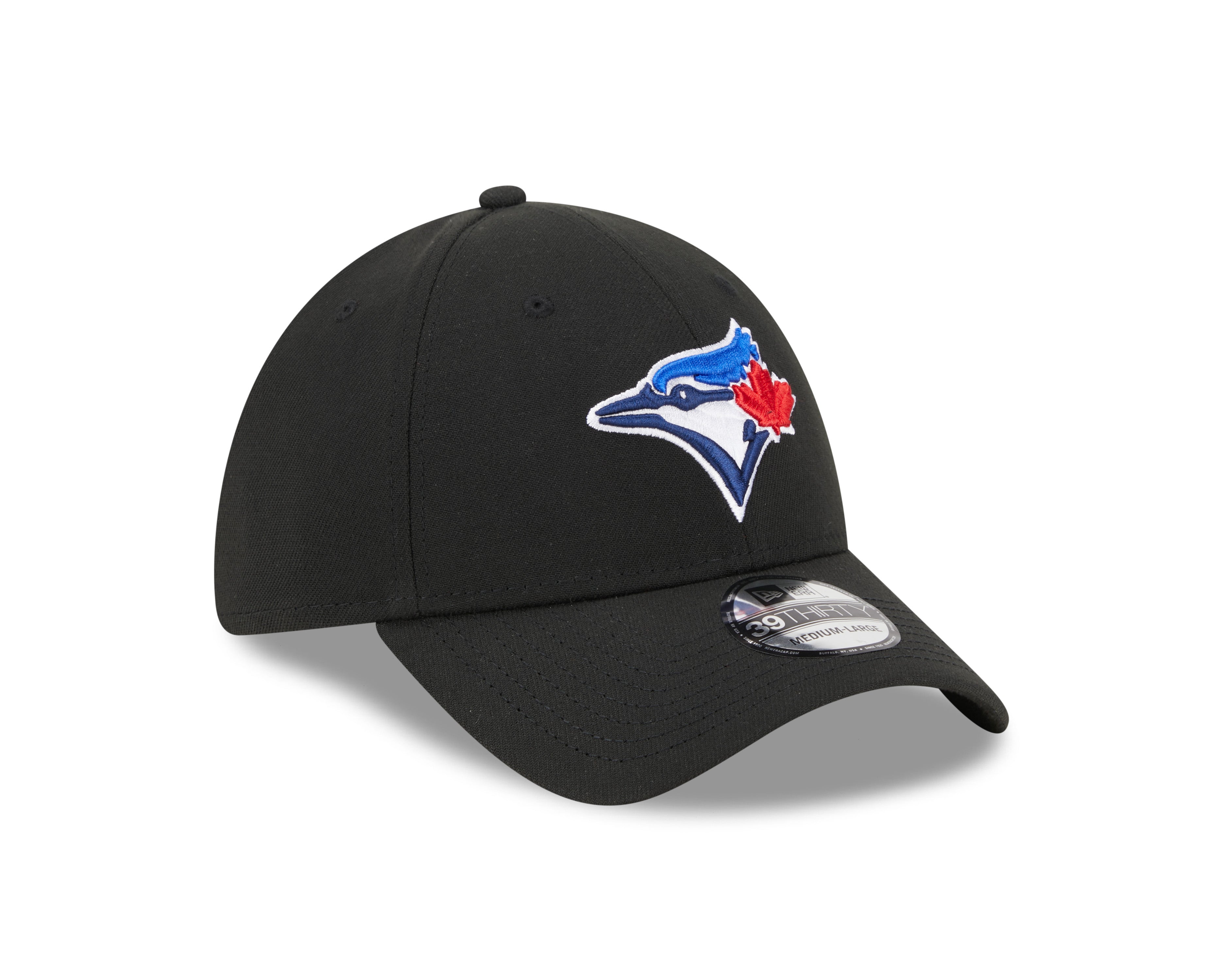Casquette extensible classique noire 39Thirty Team MLB New Era des Blue Jays de Toronto pour hommes