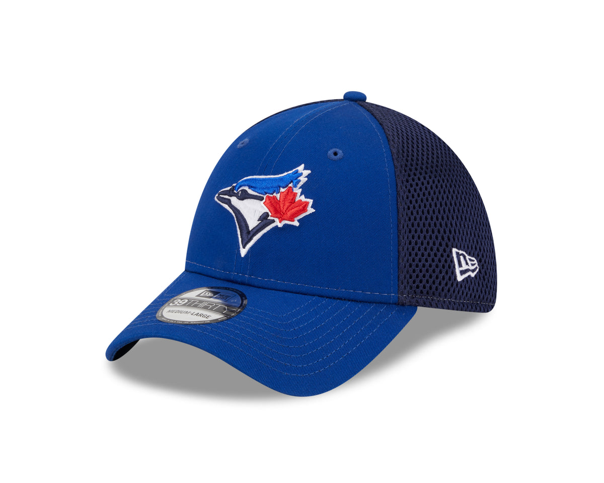 Toronto Blue Jays MLB New Era Men's Royal/Navy 39Thirty Neo Stretch Fit Hat