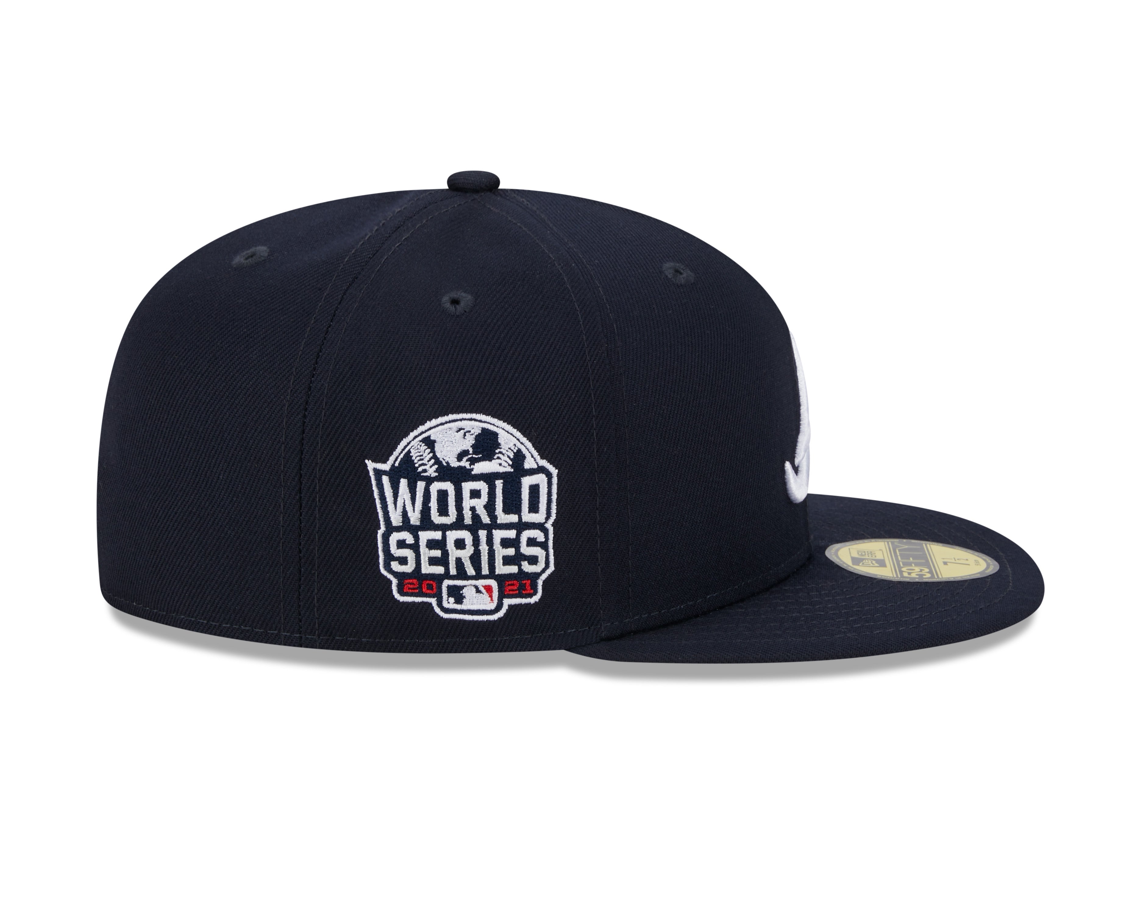 Atlanta Braves MLB New Era Men's Navy 59Fifty 2021 World Series Fitted Hat