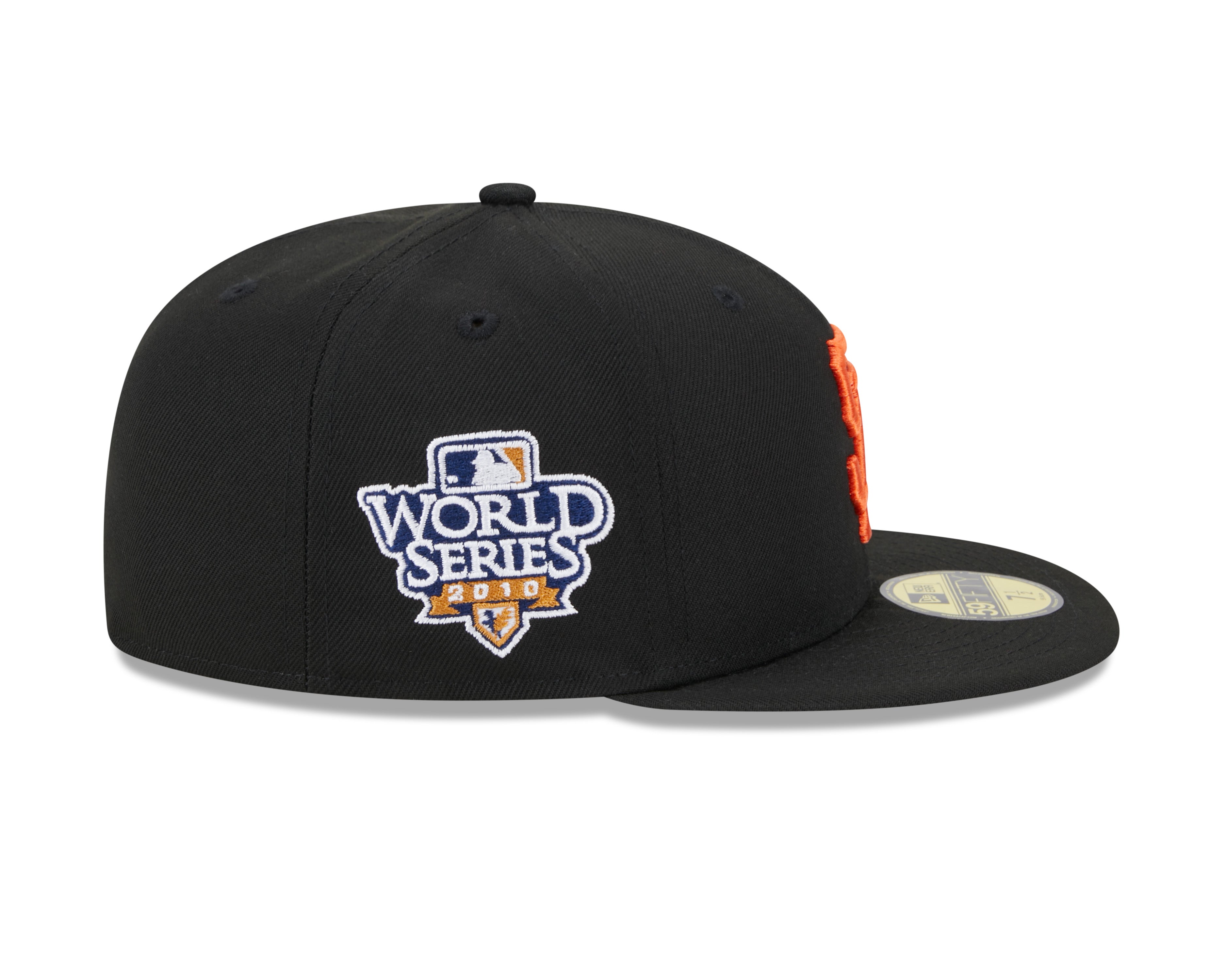 San Francisco Giants MLB New Era Men's Black 59Fifty 2010 World Series Fitted Hat