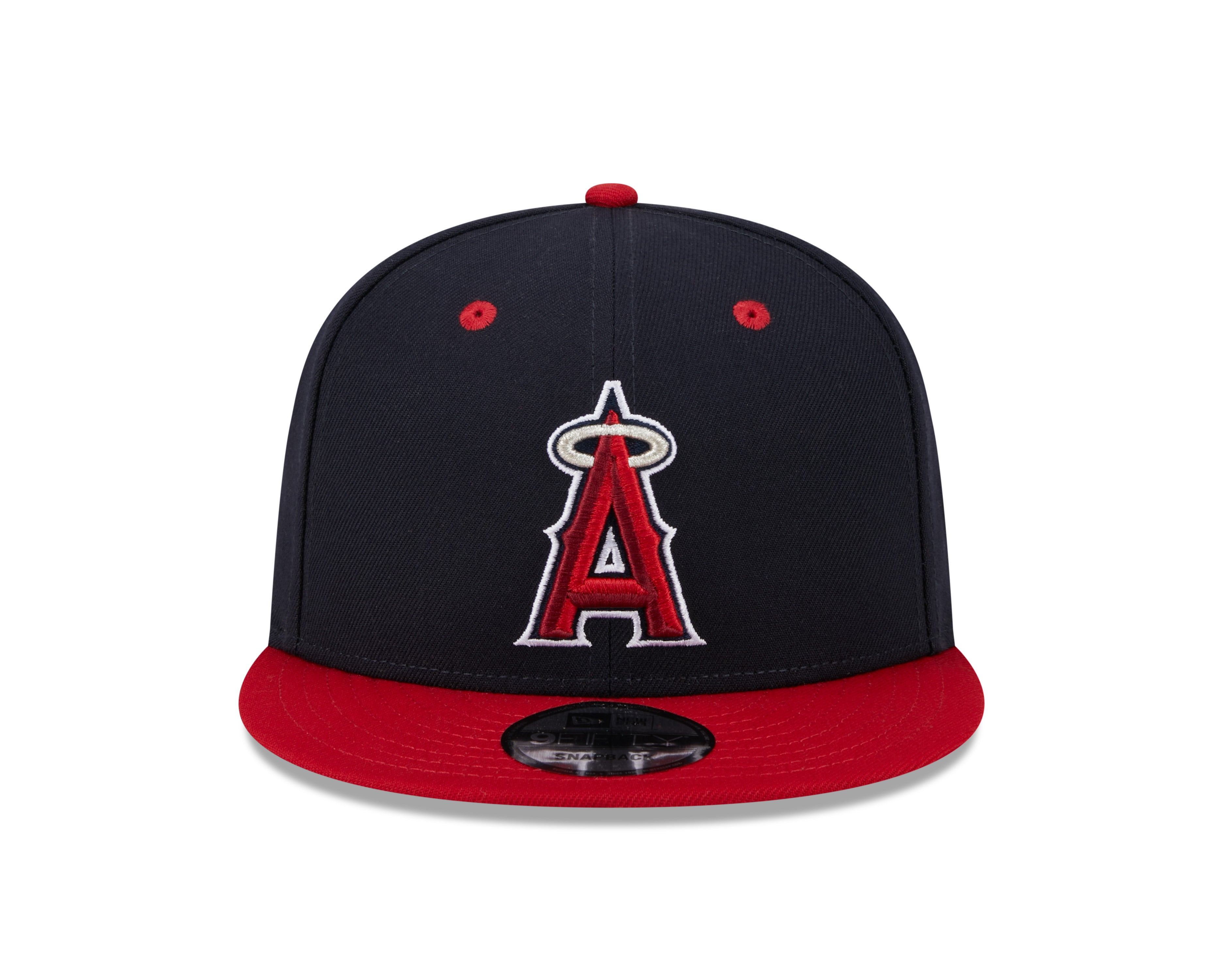 Los Angeles Angels MLB New Era pour hommes, bleu marine/rouge, 9Fifty 2024 Batting Practice Snapback