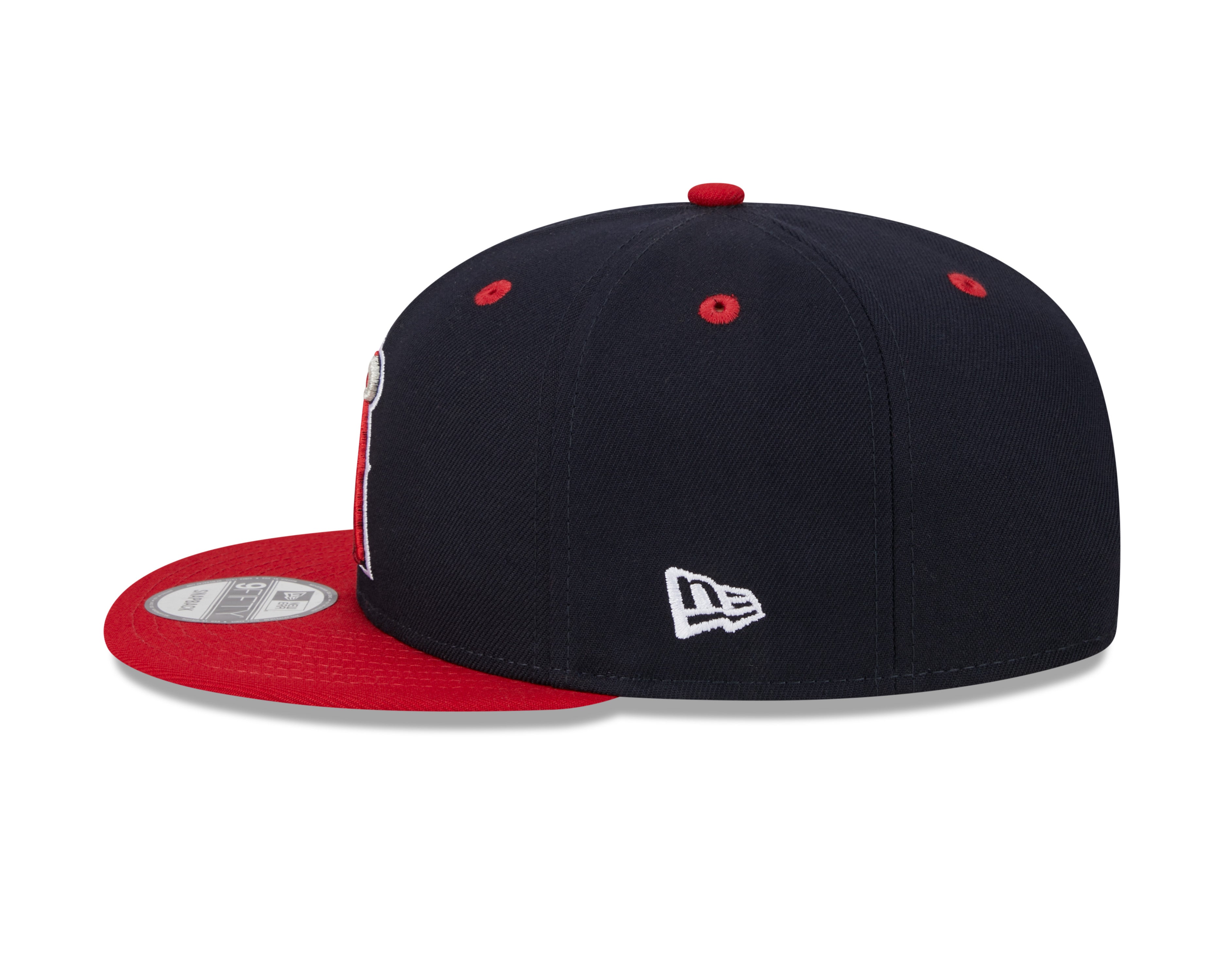 Los Angeles Angels MLB New Era pour hommes, bleu marine/rouge, 9Fifty 2024 Batting Practice Snapback