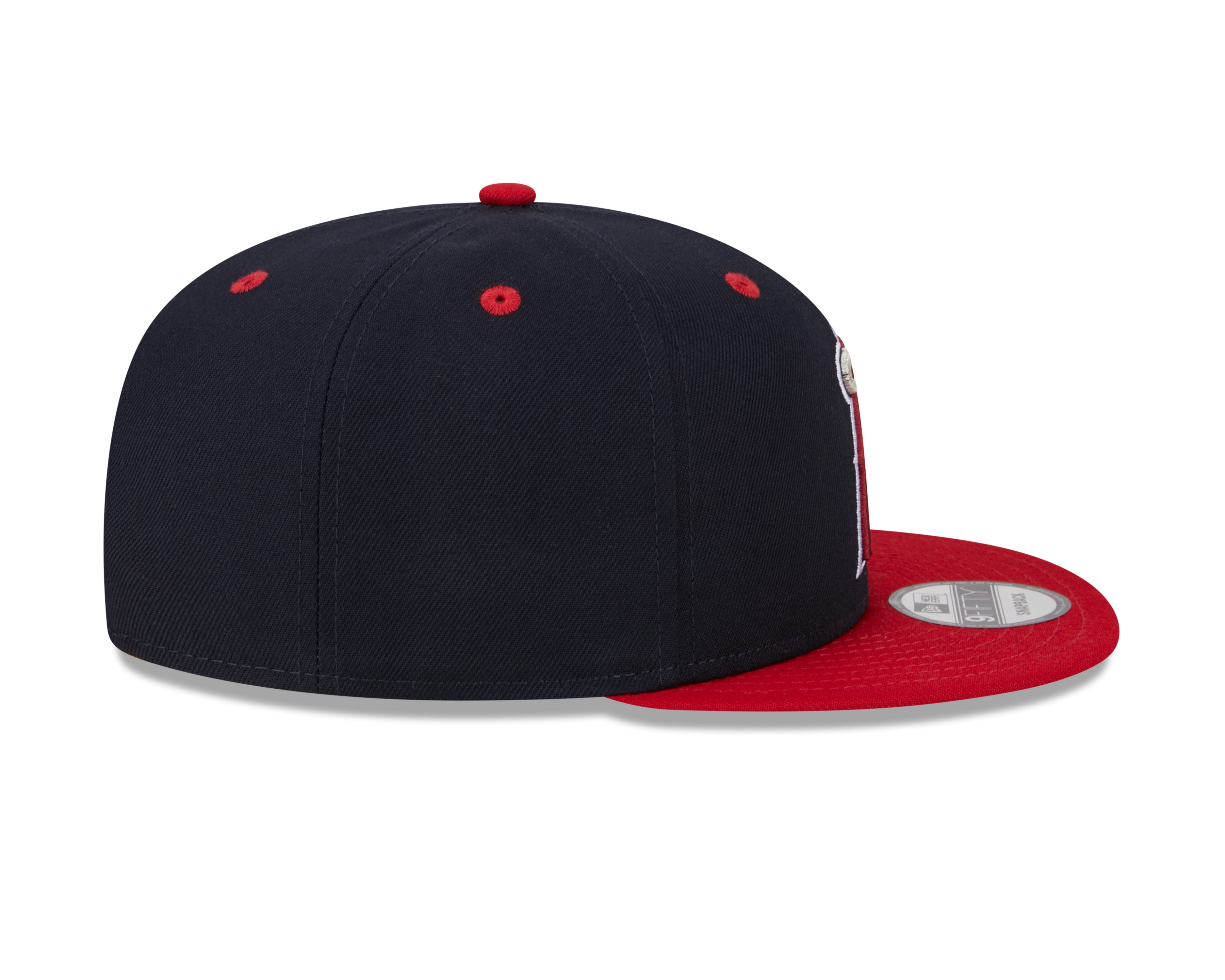 Los Angeles Angels MLB New Era pour hommes, bleu marine/rouge, 9Fifty 2024 Batting Practice Snapback