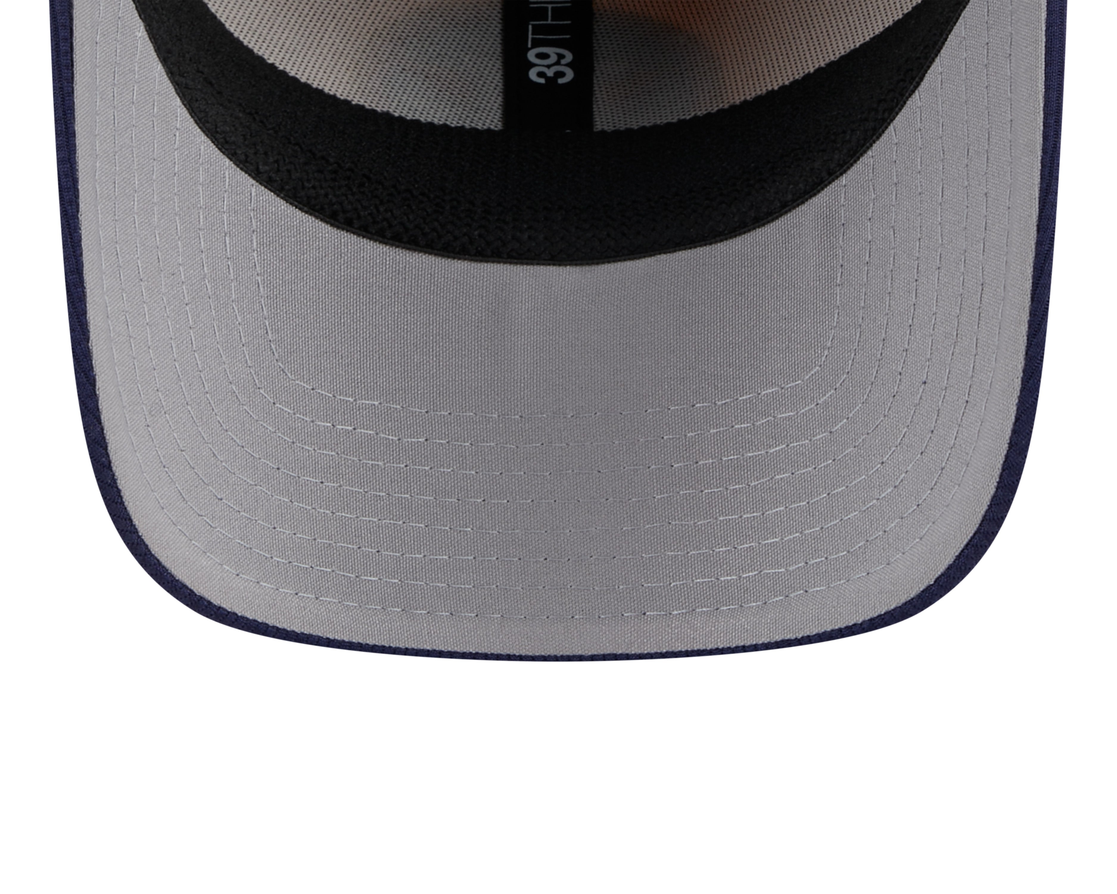 Casquette extensible pour entraînement au bâton des Astros de Houston MLB New Era 39Thirty 2024 orange/bleu marine pour hommes